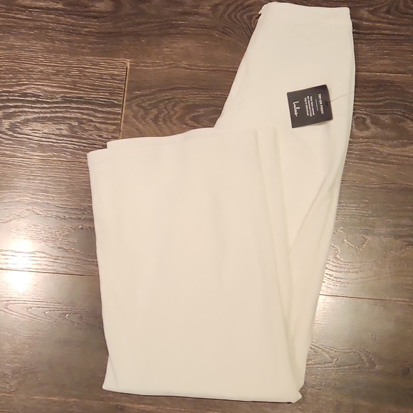 ❤️ NWT! LULUS ENTICING ENDEAVORS HIGH RISE WIDE LEG STRETCH CREPE PANTS, SMALL - Picture 7 of 11